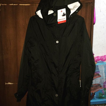 Cortaviento Negro Marmot Mujer Talla S 